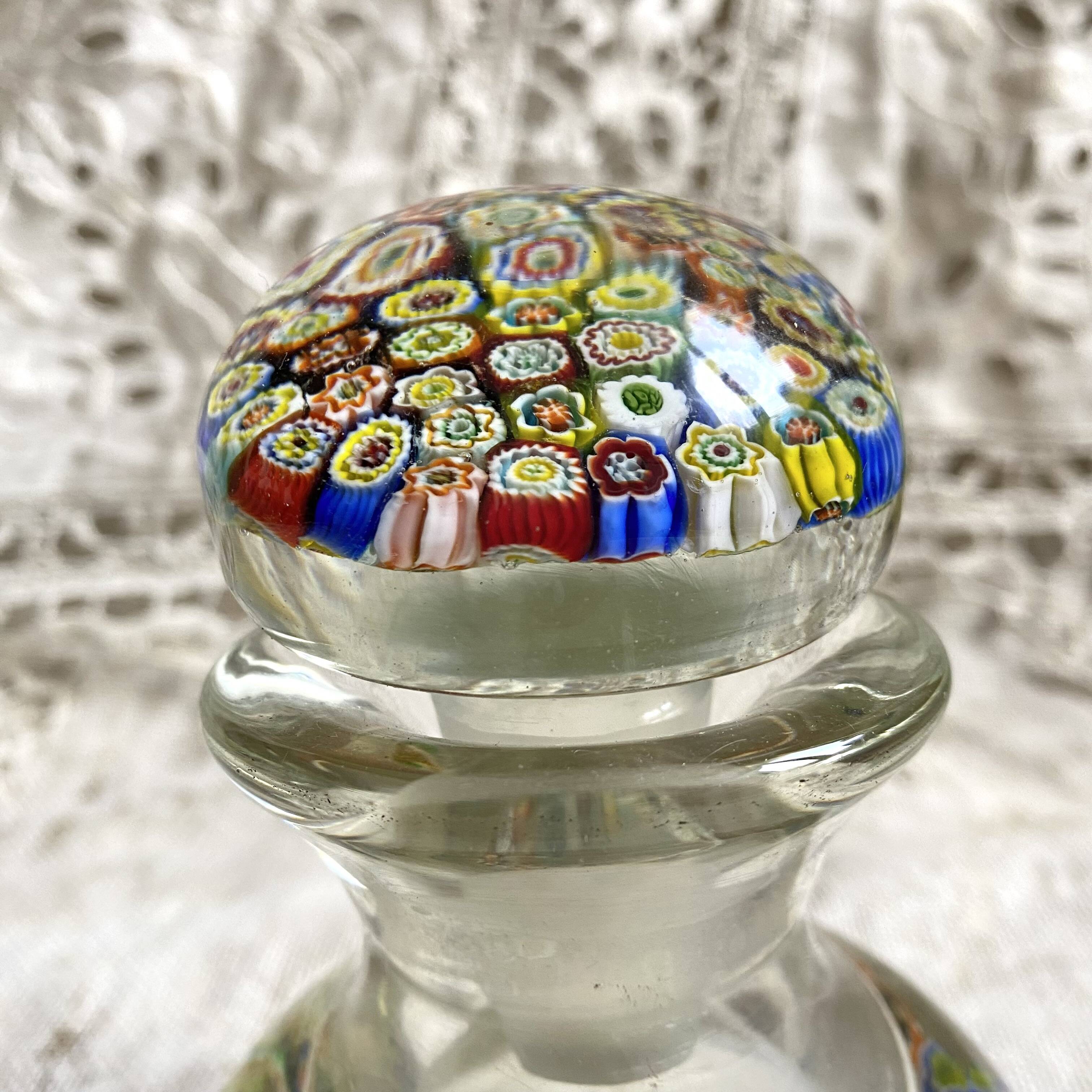 Murano Millefiori glass carafe