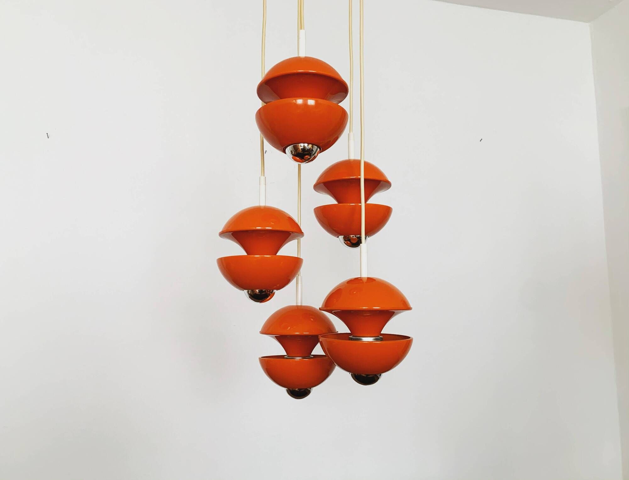 1970s cascading lamp by Klaus Hempel for Kaiser Leuchten