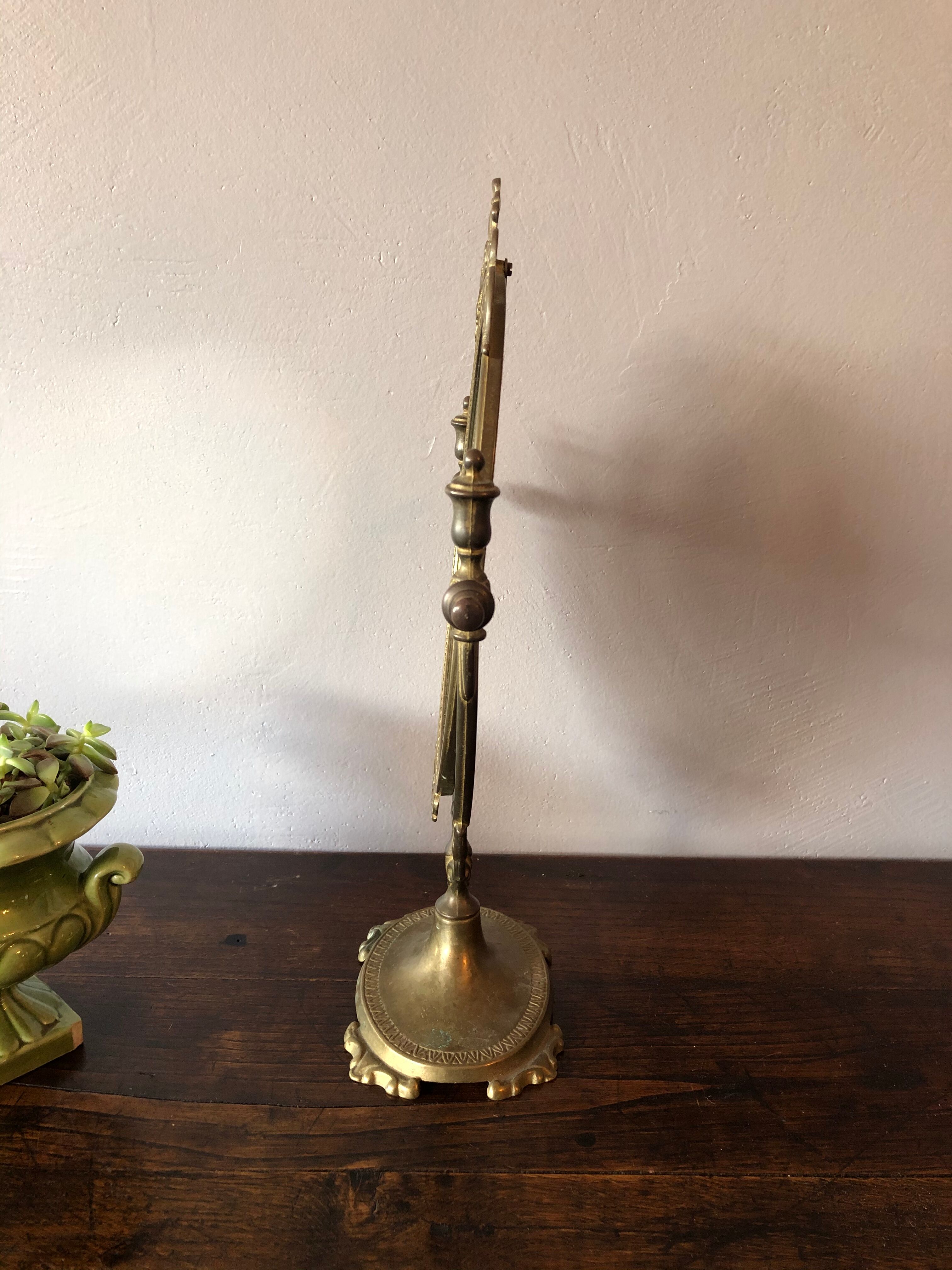 Ancient brass mirror