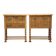 Vintage 1960s Danish modern oak nightstands in the style of Henning Kjærnulf