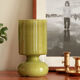 Table lamp Lykta green glass Ikea 80s