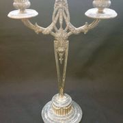 WMF Antique Art Nouveau Candlestick Pair Jugendstil  Germany