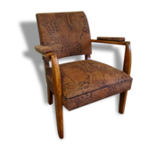 Living room Vintage leather chair