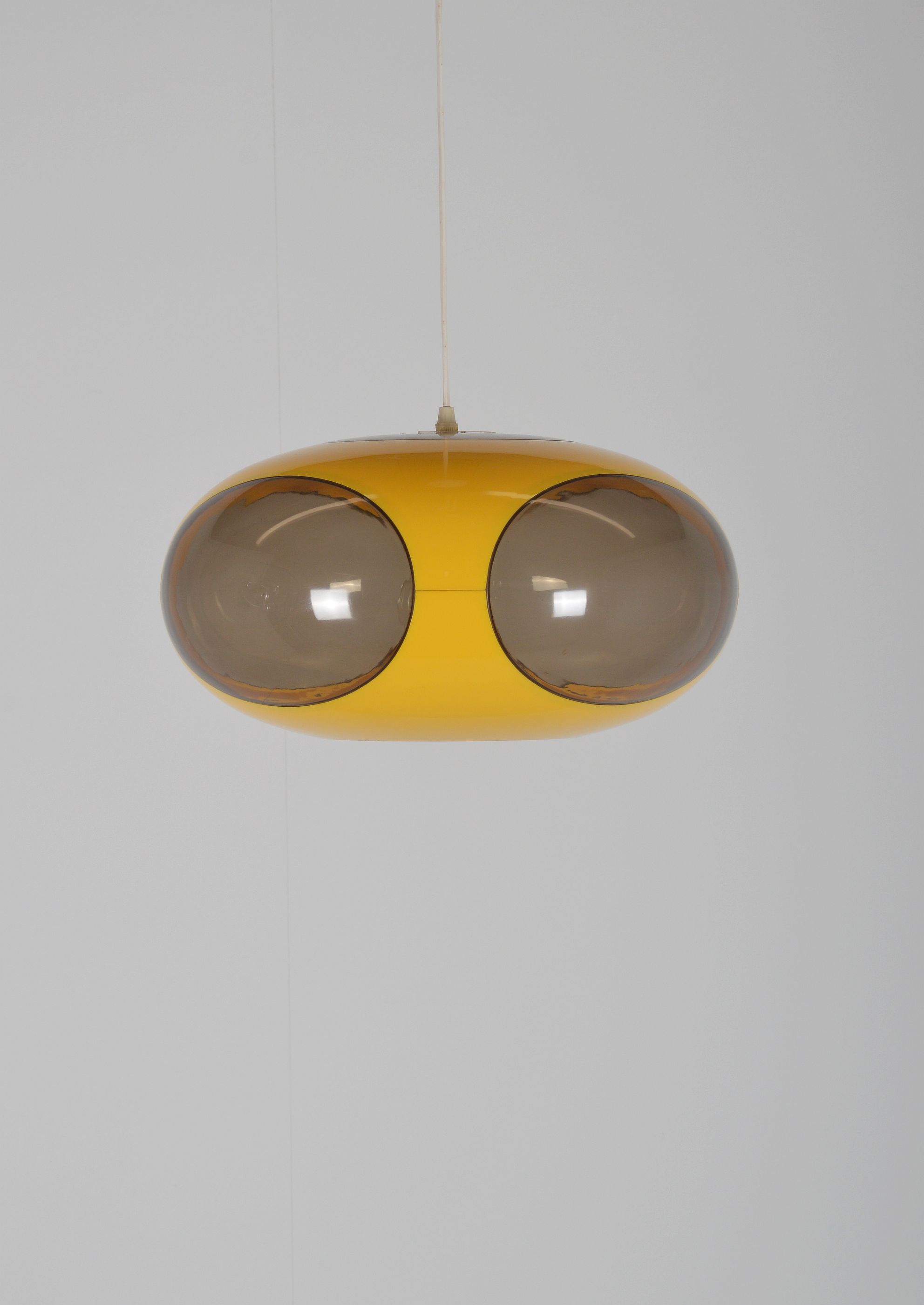 Space age UFO pendant lamp 'Bug Eye' by Massive, 1970s
