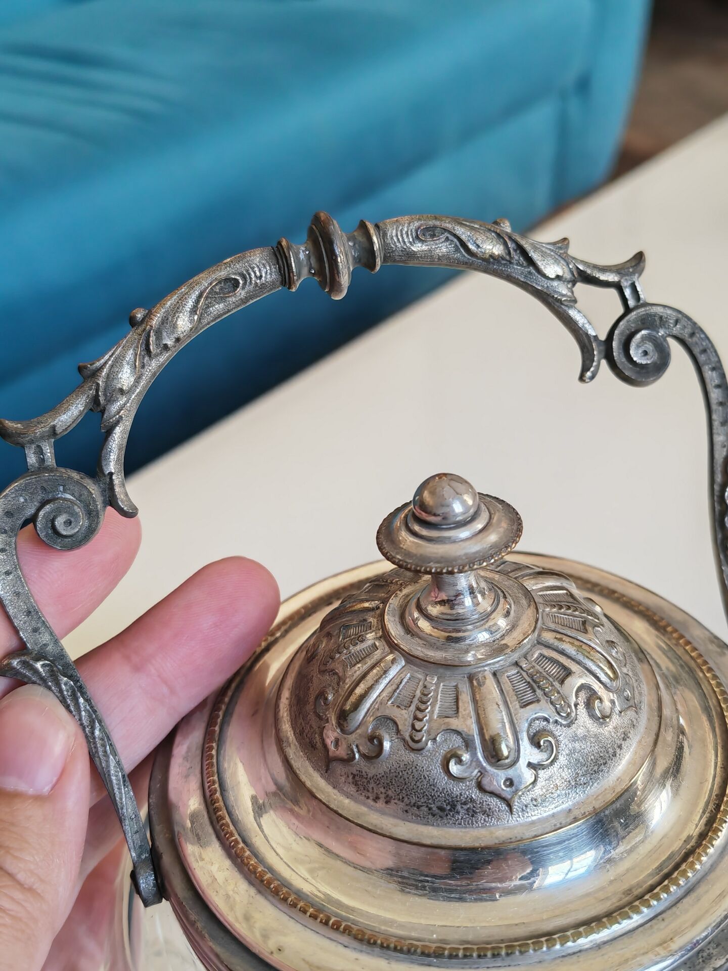 Antique biscuit jar
