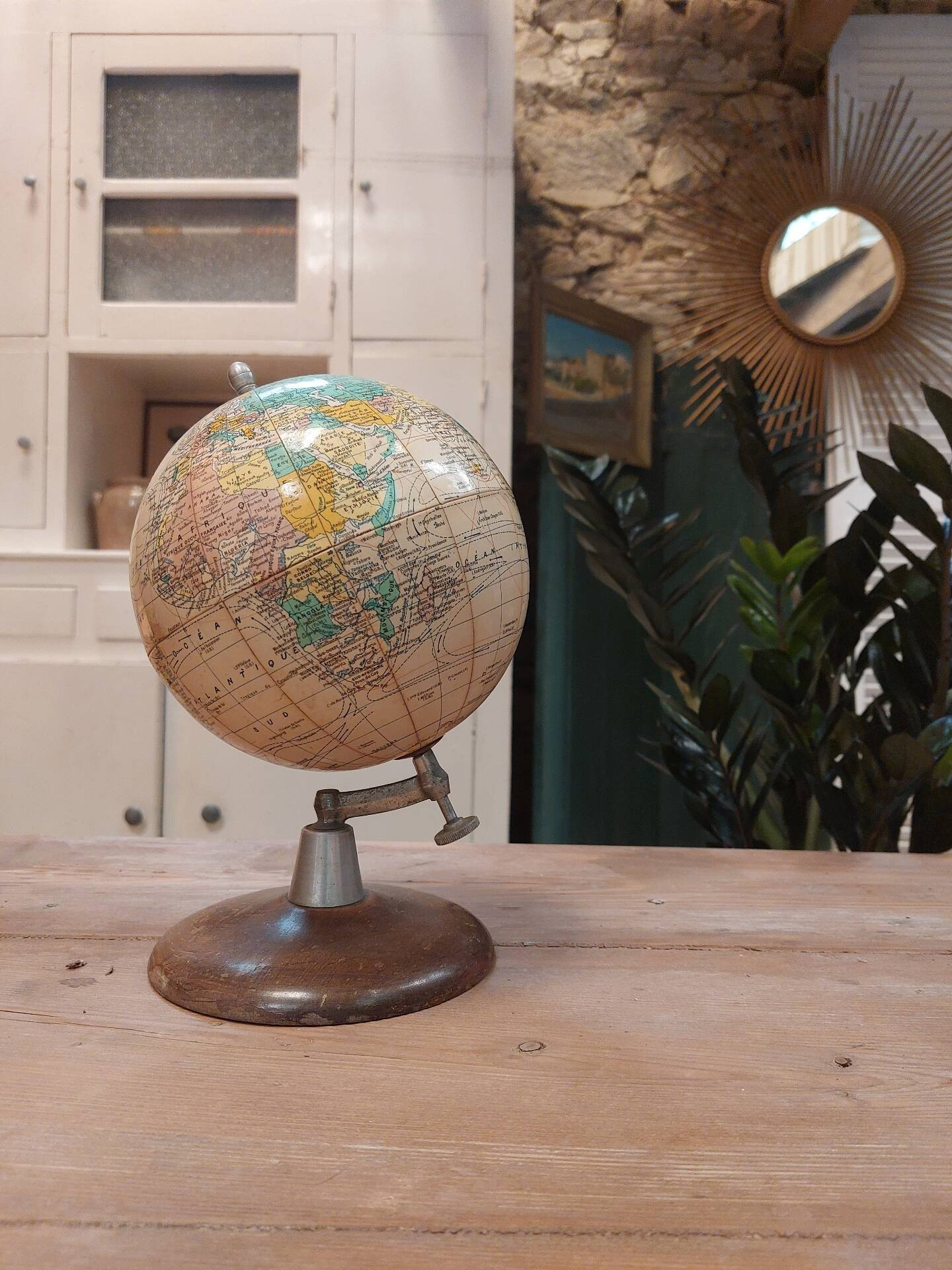 Terrestrial globe Girard 1950s/60s
