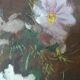 Peinture bouquet de fleurs sur toile 1944