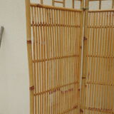Vintage 60s rattan bamboo screen