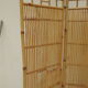 Vintage 1960s bamboo rattan screen