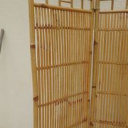 Paravent vintage année 60 rotin bambou
