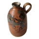 Ceramic handle soliflore vase with an unidentified signature