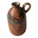 Ceramic handle soliflore vase with an unidentified signature
