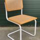 Set of 4 Cesca b32 model chairs in white by Marcel Breuer