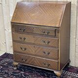 English secretary from the 1950s in mahogany