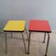 Lot 2 tabourets formica vintage
