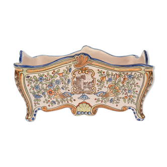 Nevers earthenware planter from the Montagnon factory