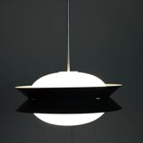 1950s Josef Hurka UFO pendant light for Napako, Czechoslovakia