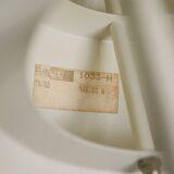 Large white mid-century modern pendant lamp - Frandsen Denmark - 1970s