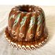 Glazed terracotta kouglof mould