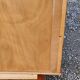 Enfilade of the 50s in oak and mahogany feet compass