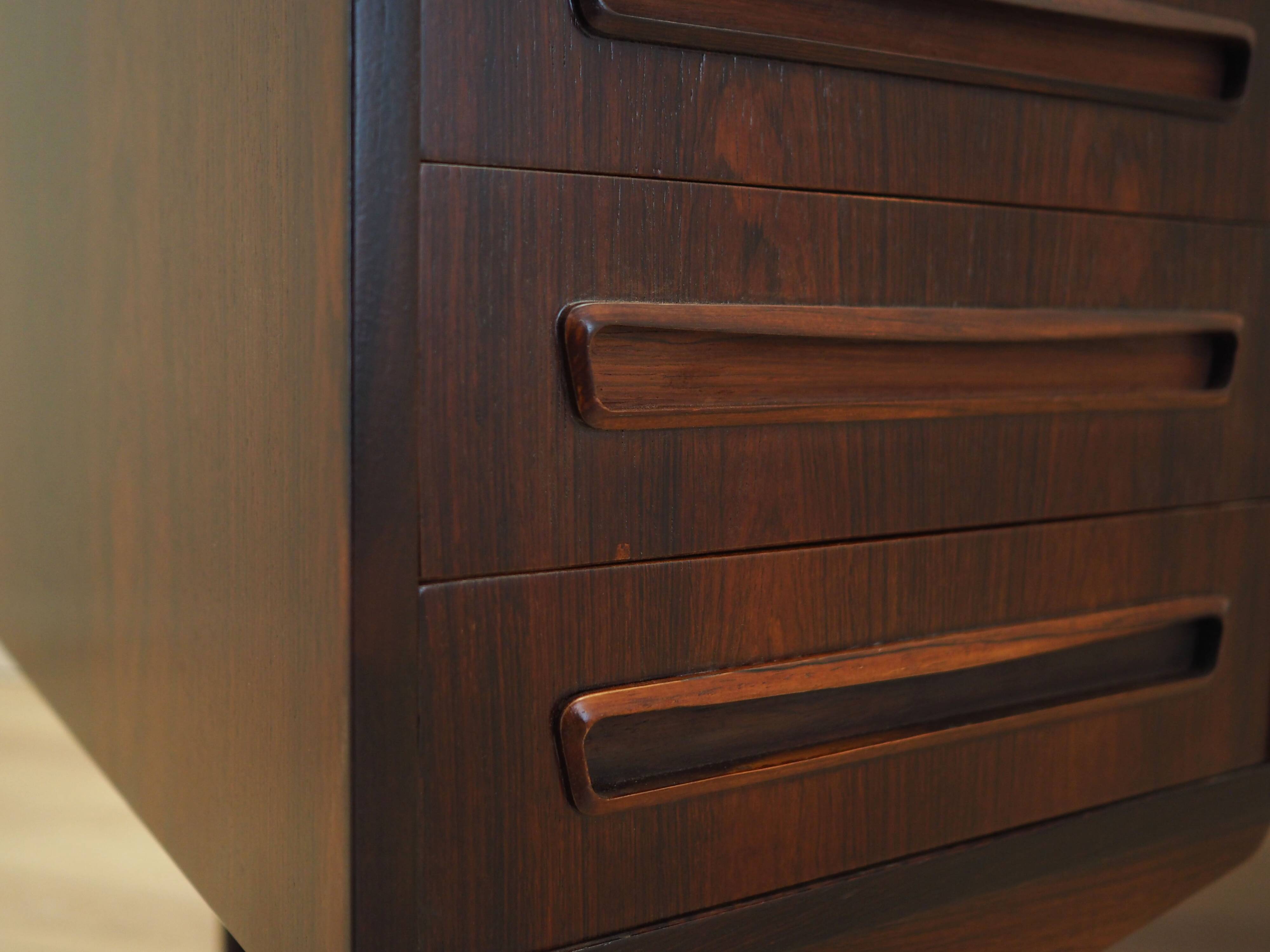 Rosewood desk, Danish design, 1960s, designer: J. Svenstrup