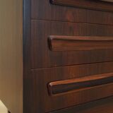 Rosewood desk, Danish design, 1960s, designer: J. Svenstrup