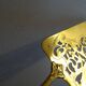Silver pie shovel filled and vermeil old 1900 punch minerva