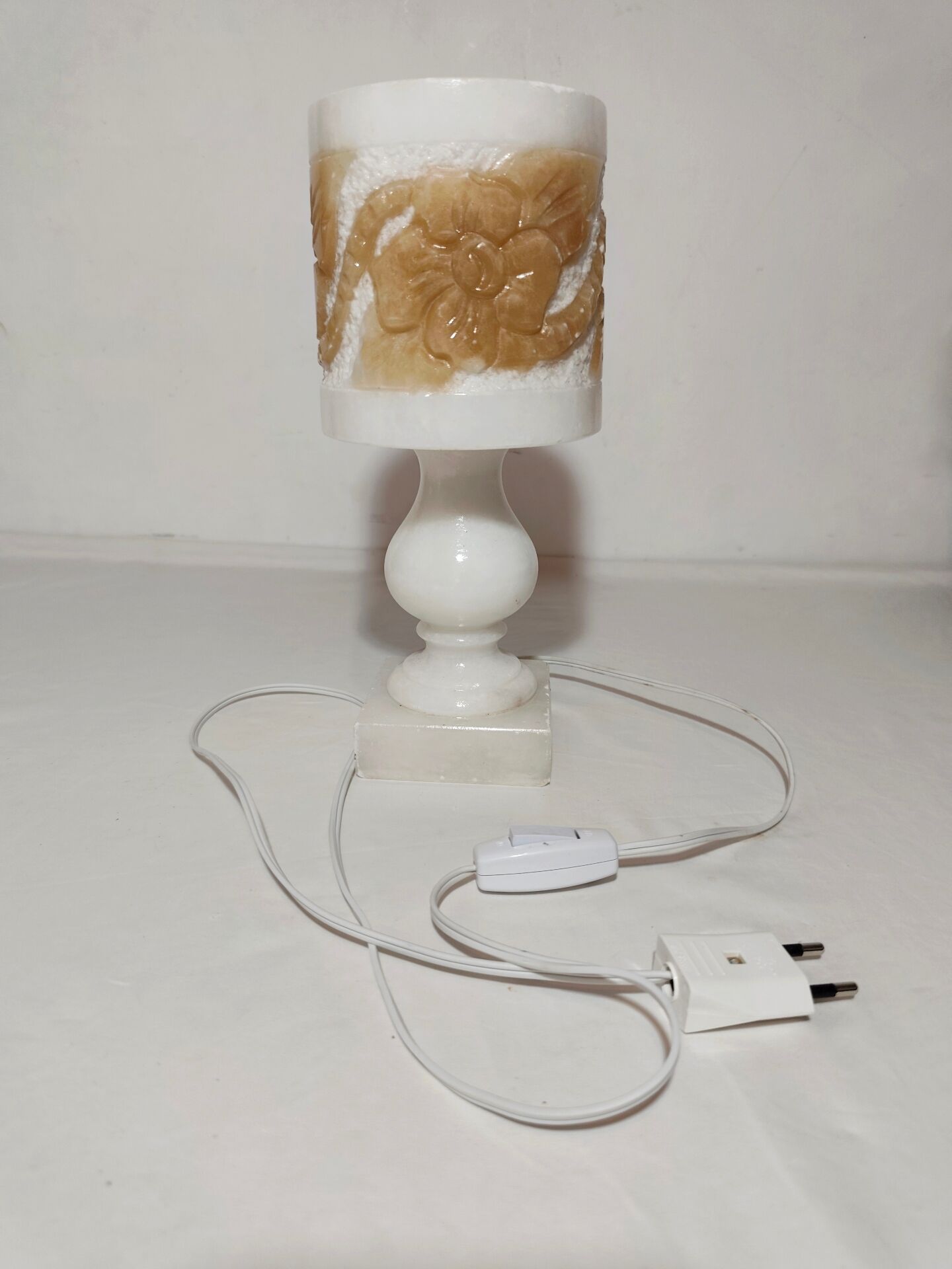 Lampe de table en albâtre, Espagne, années 1960