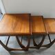 Pull-out tables in teak G Plan 60s