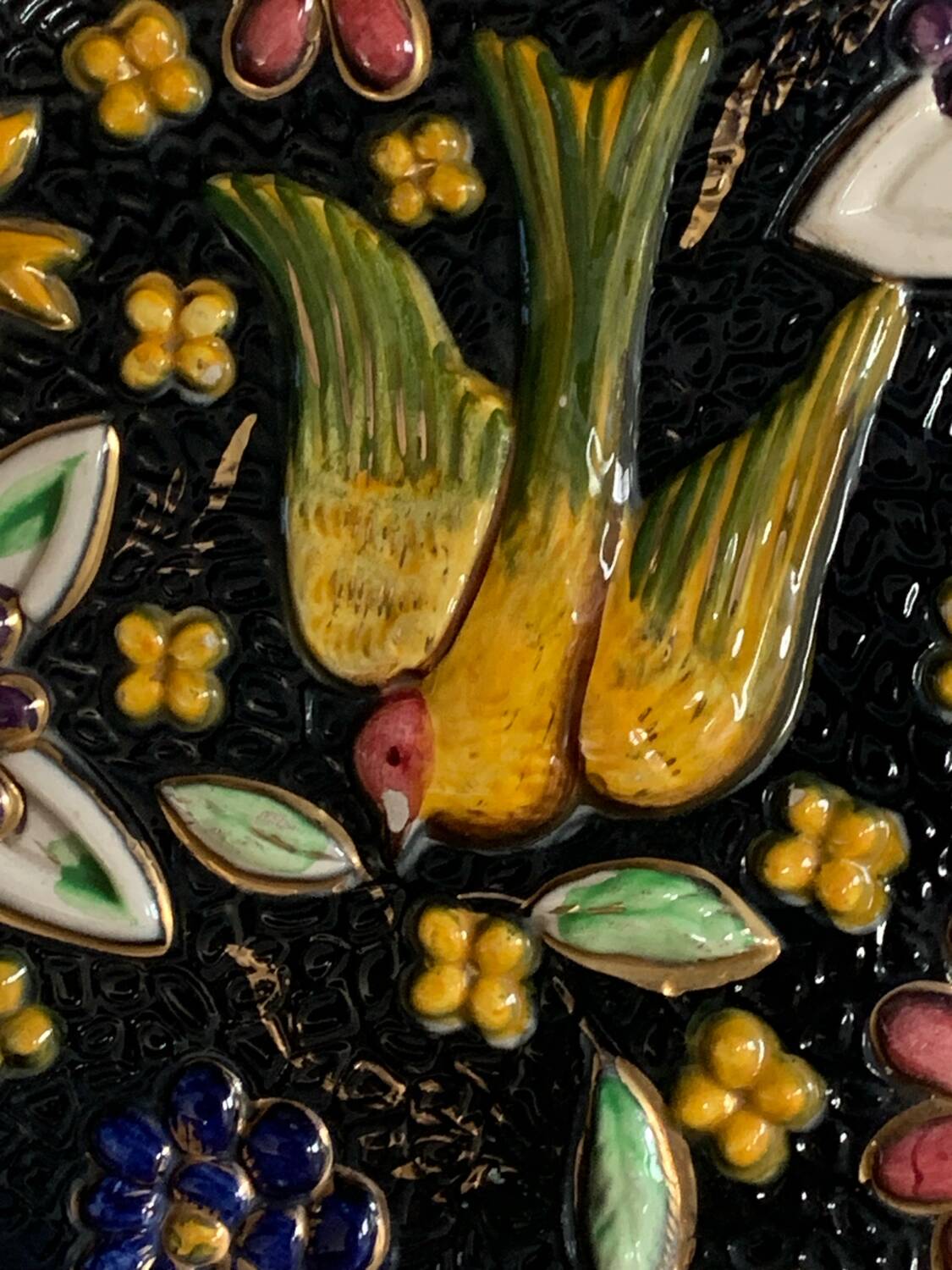 H. BEQUET ceramic collector's dish