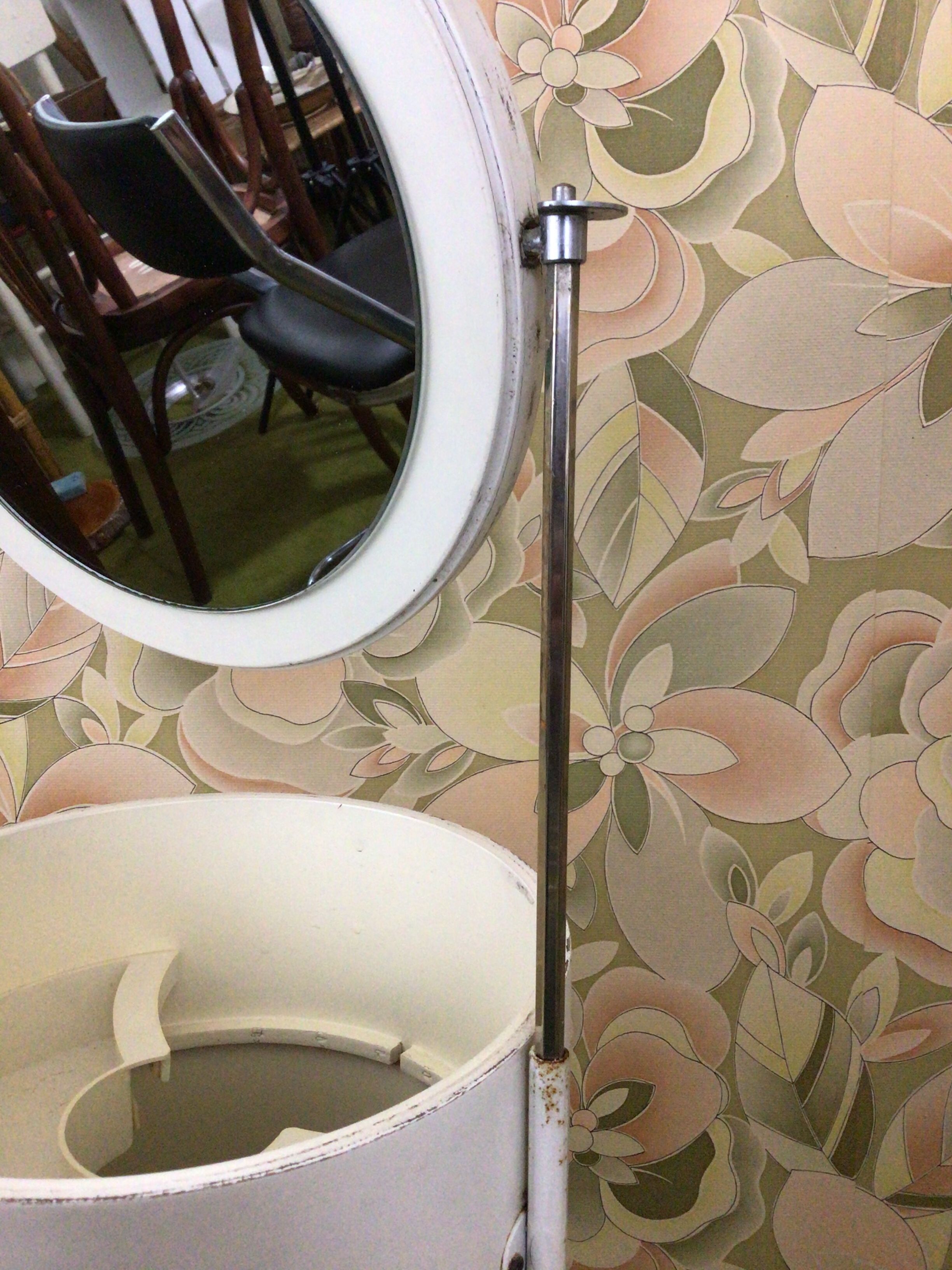 Hairdresser 1950 wood and metal