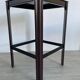 4 rare Matteo Grassi Warm Brown/Bordeaux Red Bark stools