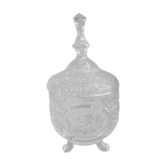 Bonbonnière en cristal h 25 cm