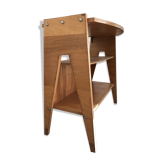 Console étagère pieds compas vintage