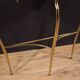 20th century Italian gilded brass console table