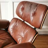 Rosewood lounge chair ensemble, Charles and Ray Eames, 1970