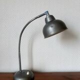 Gray industrial desk lamp 1970