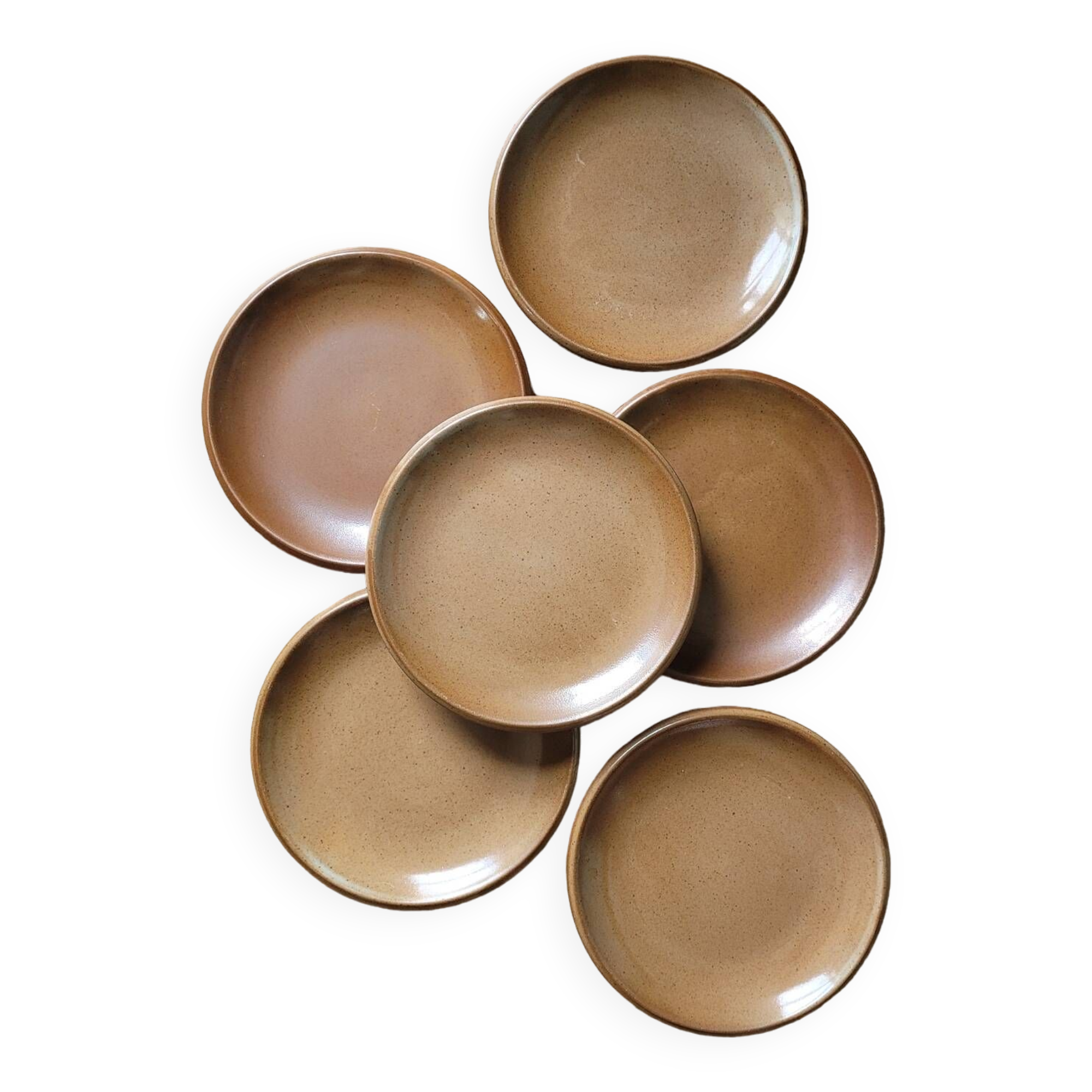 Stoneware dessert plates