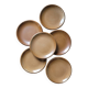 Stoneware dessert plates