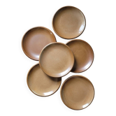 Stoneware dessert plates