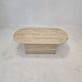 Travertin coffee table