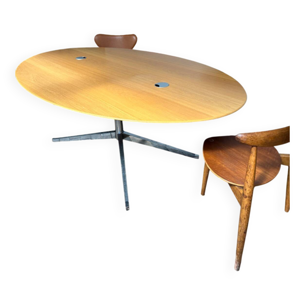 Grande table Ovale ou Bureau Florence Knoll