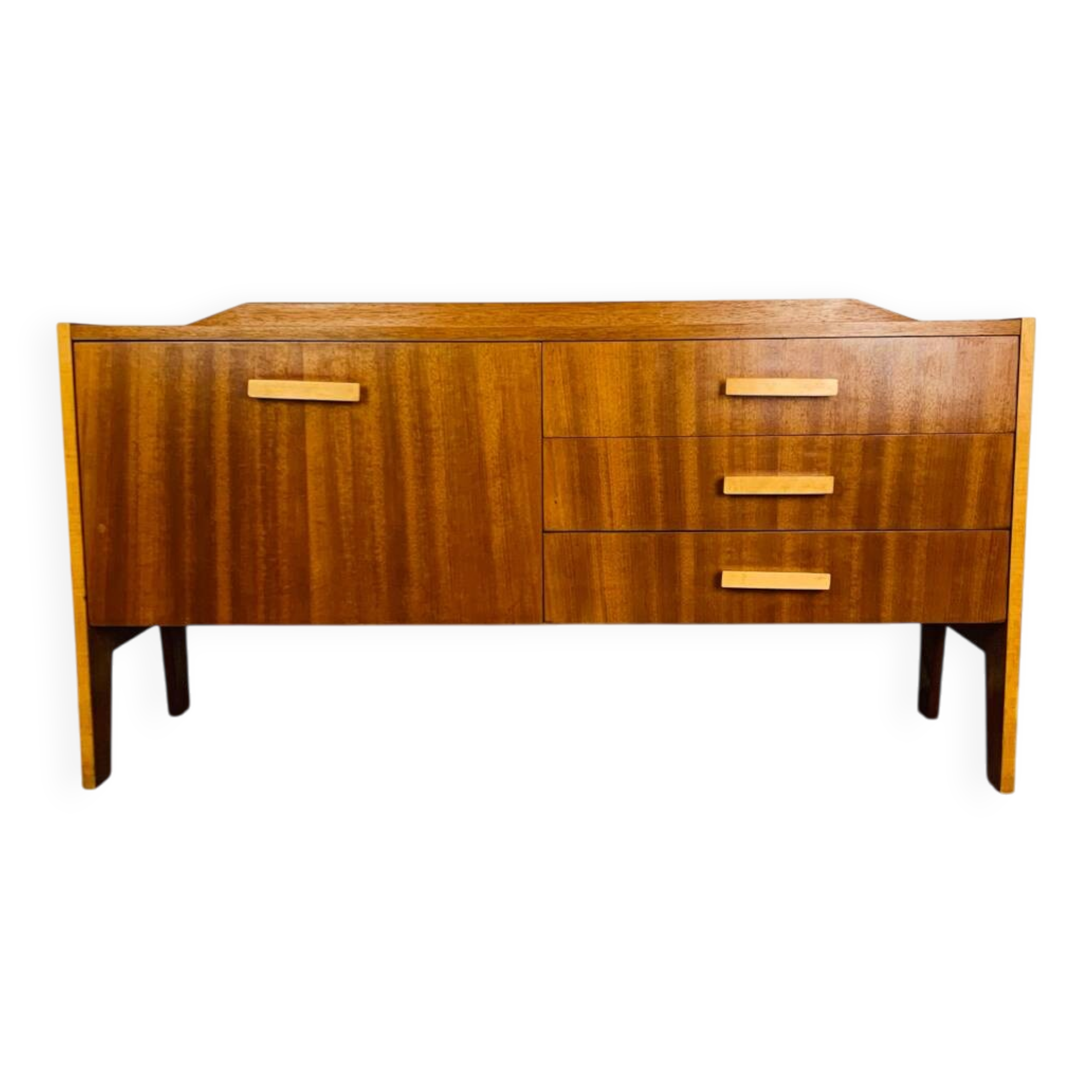 Teak TV unit in Scandinavian style, 1960s.