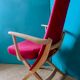 Pair of red armchairs. Denmark 1950