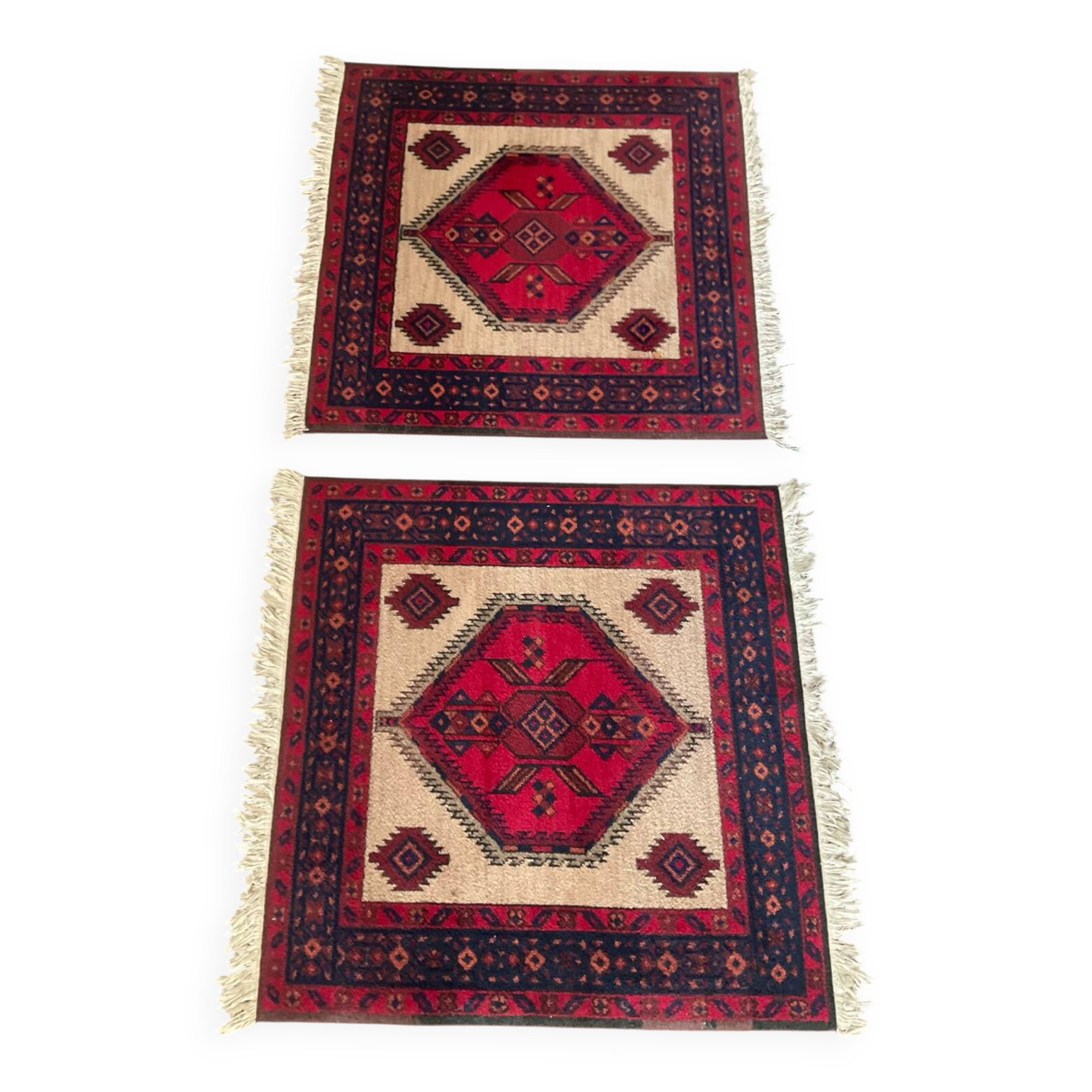 Karadja Louis de Poortere Vintage Rug Duo