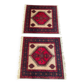 Duo de Tapis vintage Karadja Louis de Poortere