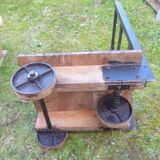 industrial trolley: coffee table