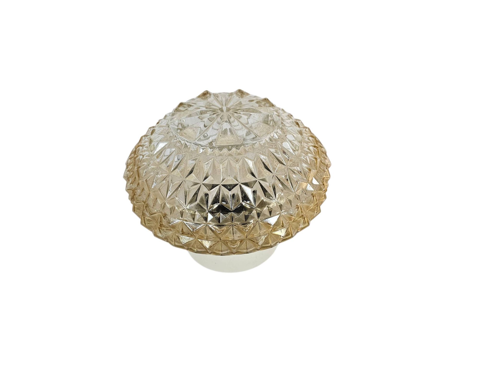 Herda Holland - ceiling lamp - geometric - pressed glass - 60's