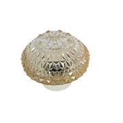 Herda Holland - ceiling lamp - geometric - pressed glass - 60's