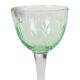 Set of 8 Val Saint Lambert Uranium Glass Aperitif Glasses